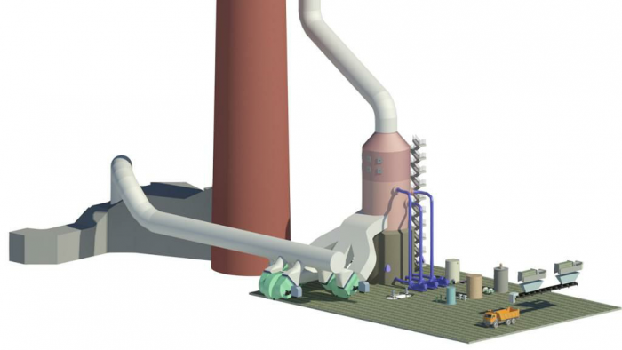 ПАО "НЛМК" «АГЦ. Строительство установки для очистки дымовых газов от серы диоксида»